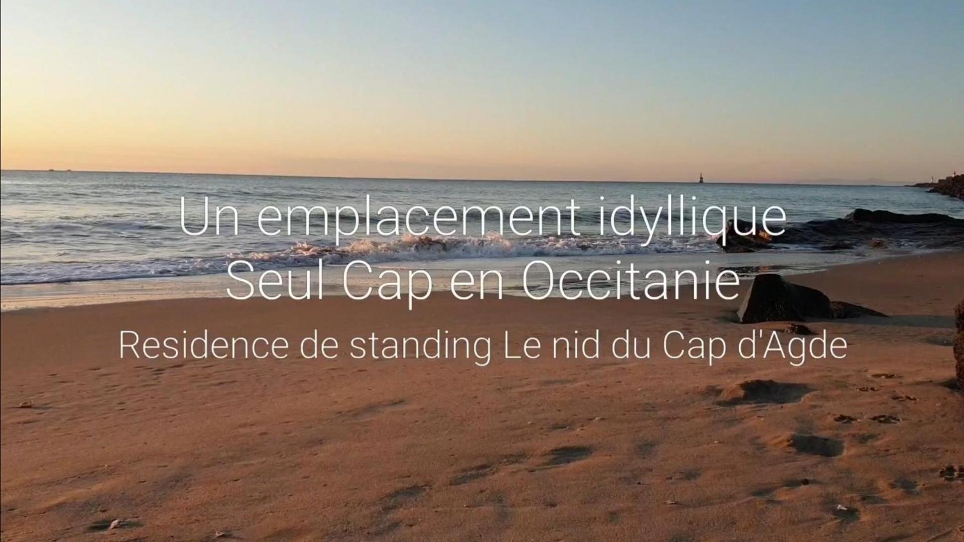 Résidence de standing la Pêcherie Spacieux T3 comme un cocon familial vue mer et sur l'avant port Sur le bout du bout de Cap d'Agde seule cap en Occitanie Exterior foto